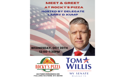 Larry Kump, Tom Willis Meet  & Greet – October 30 – 12 Noon