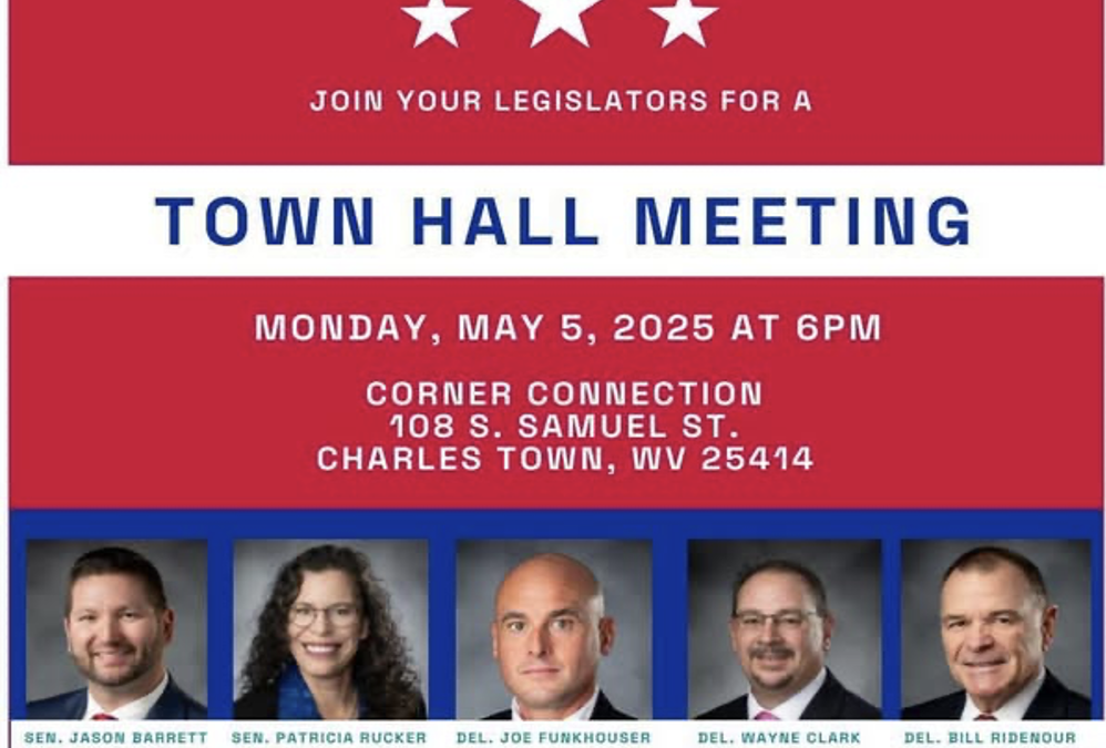 Jefferson County Town Hall – May 5, 6:00 pm